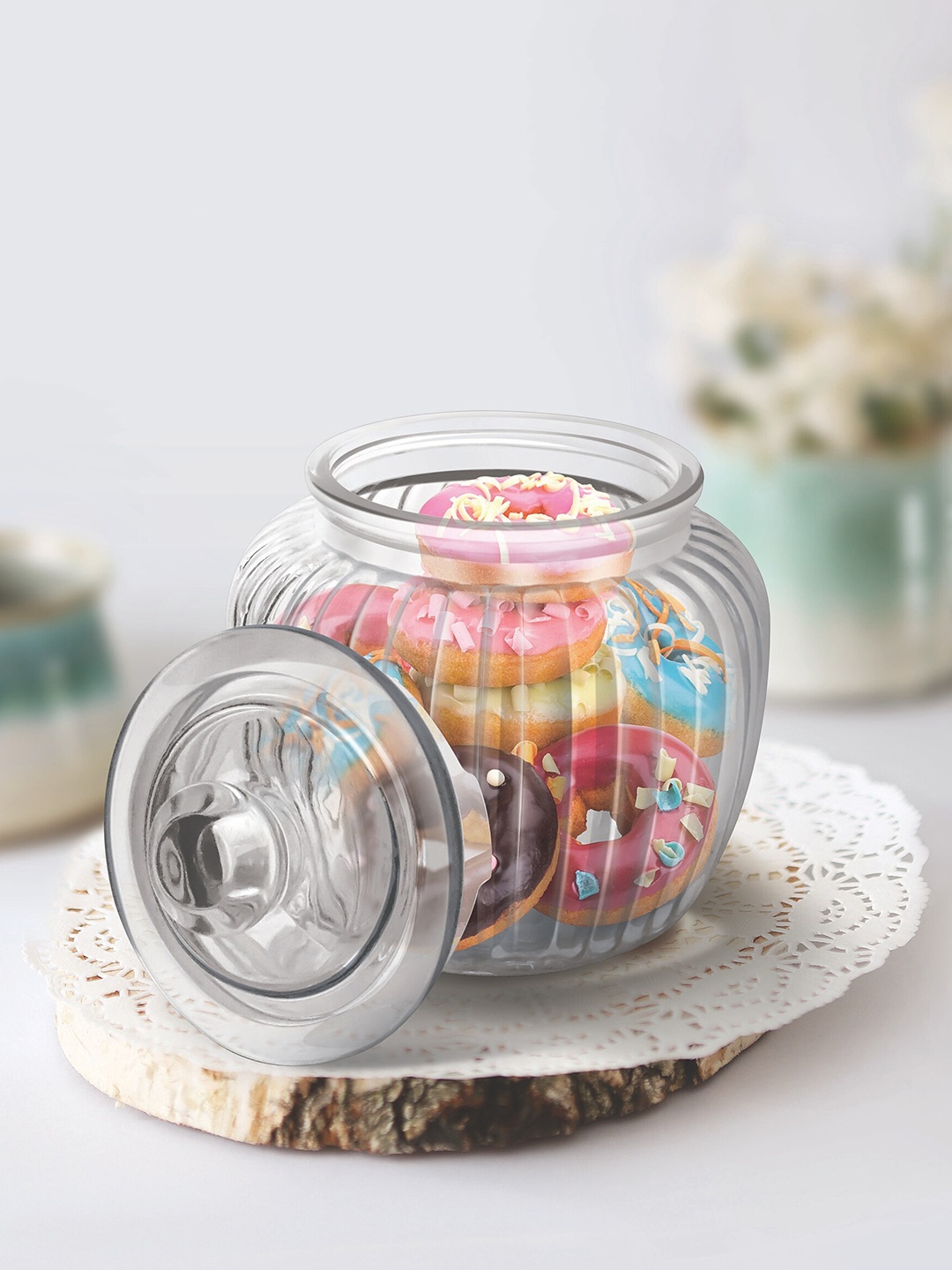 

Treo Transparent Pot Jar With Glass Lid 1.45 L