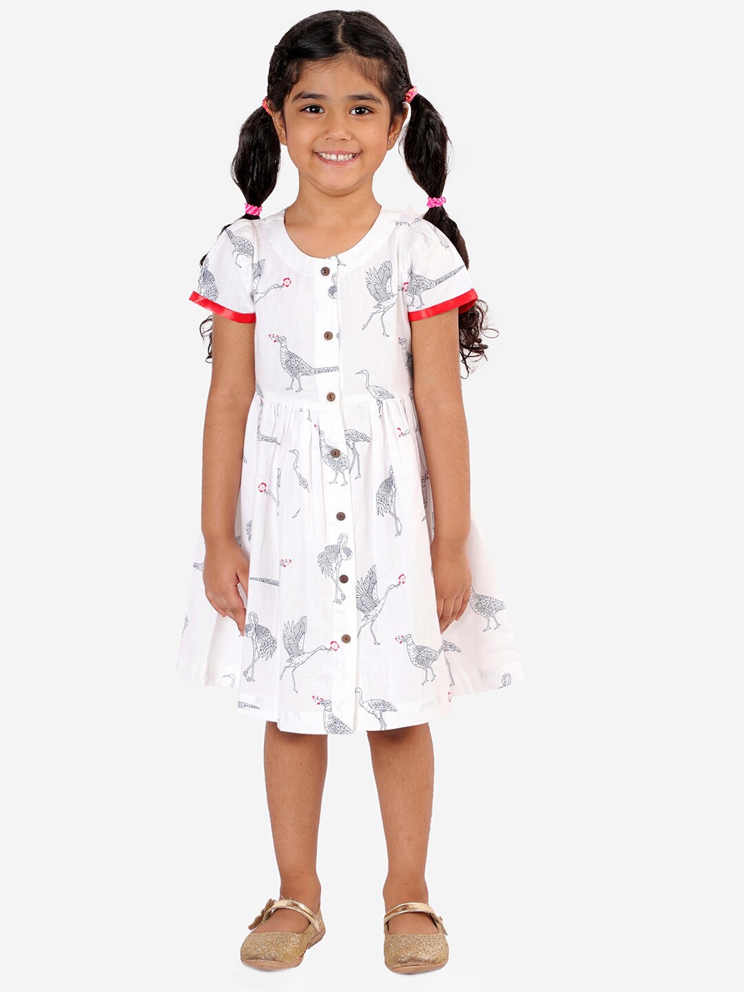 

LIL DRAMA Striped Dress, White