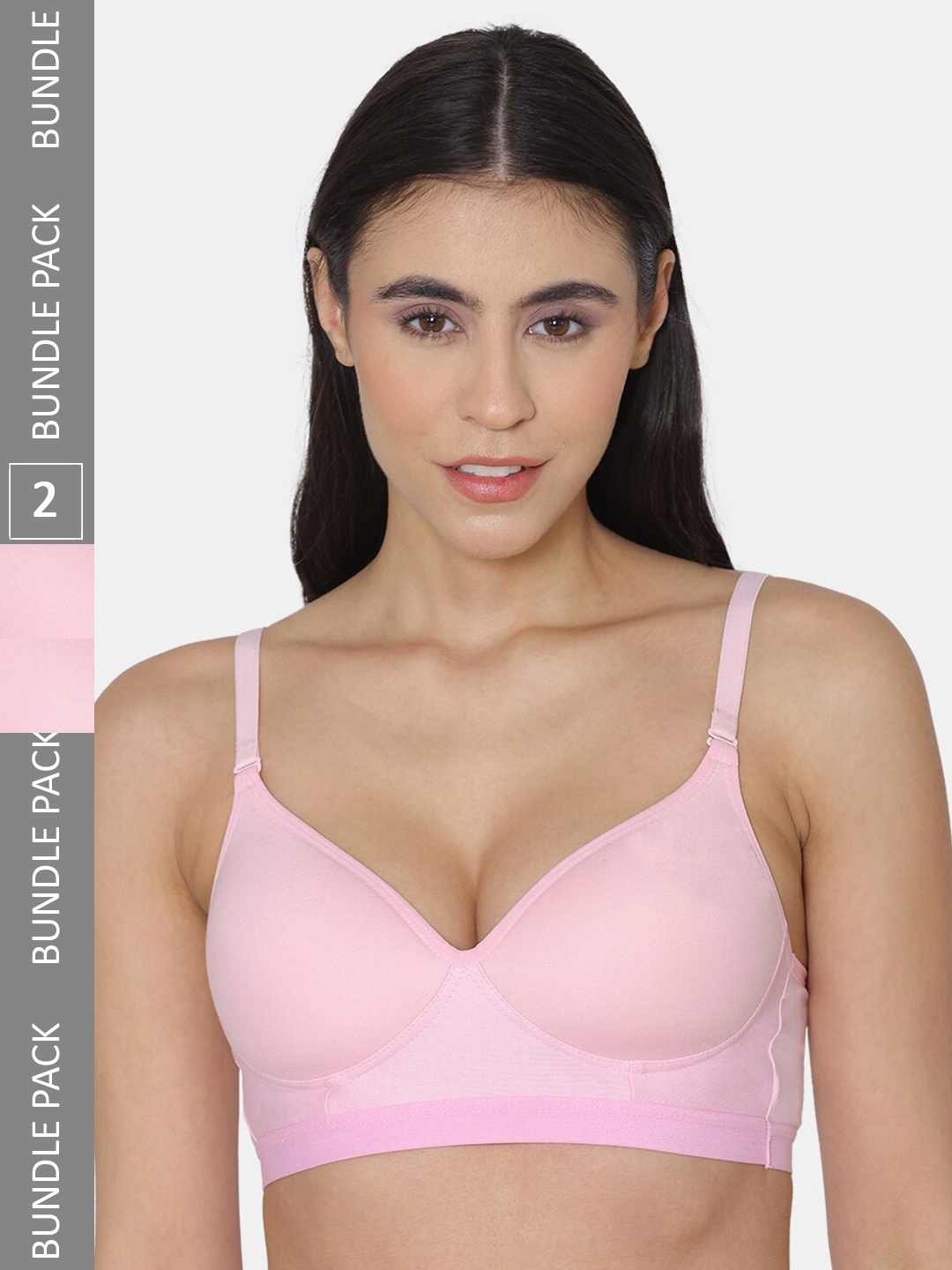 

KOMLI Lightly Padded Everyday Bra, Pink