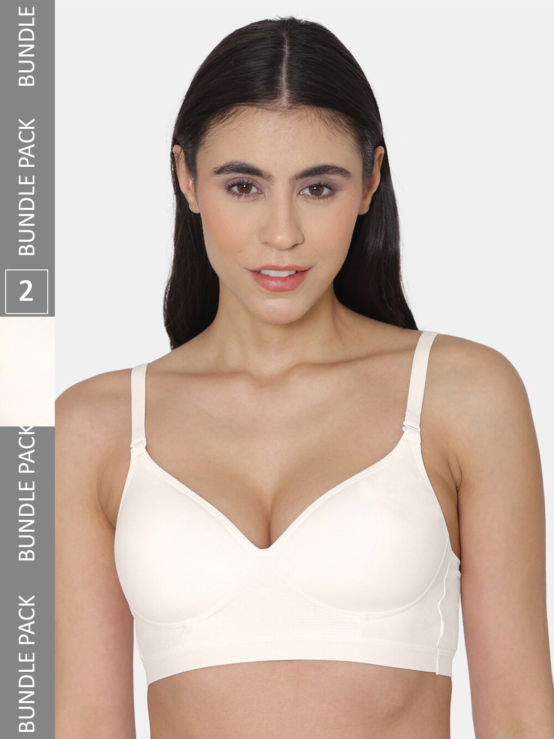 

KOMLI Lightly Padded Seamless Bra, Off white