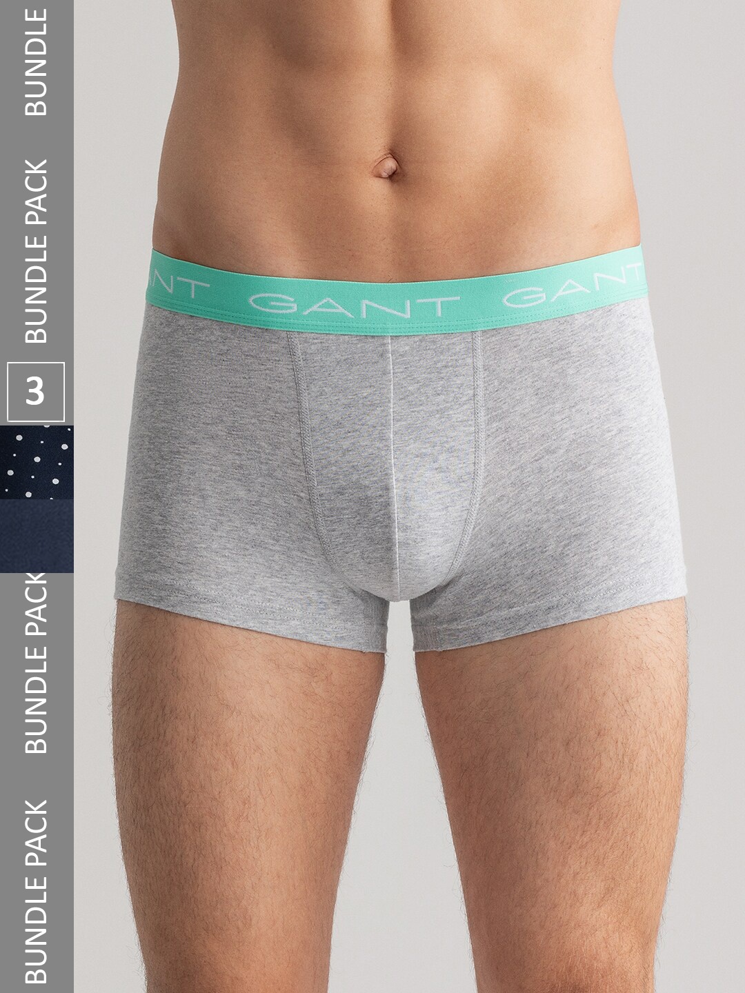 

GANT Pack Of 3 Printed Trunks 8905241117888, Blue