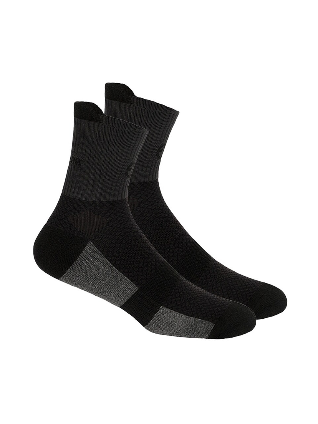 

SuperGear Men Patterned Above Ankle-Length Cycling Socks, Grey