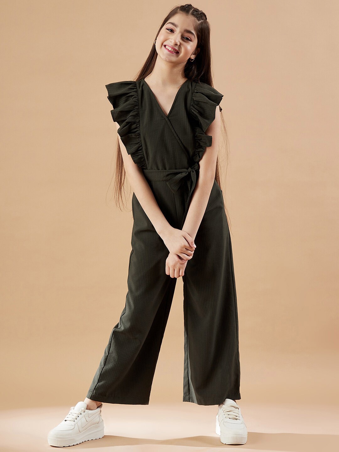 

Cherry & Jerry Girls Basic Jumpsuit, Olive