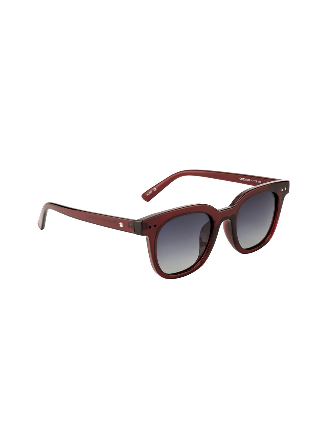 

OCEANIDES Full Rim Wayfarer Sunglasses with Polarised & UV Protected Lens, Brown