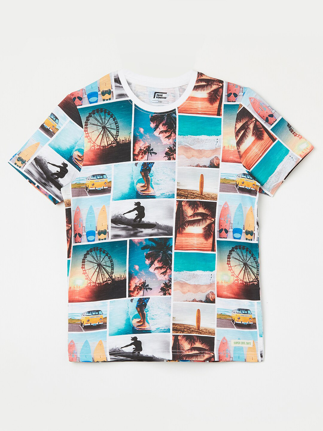 

Fame Forever by Lifestyle Boys Graphic Printed T-shirt, White