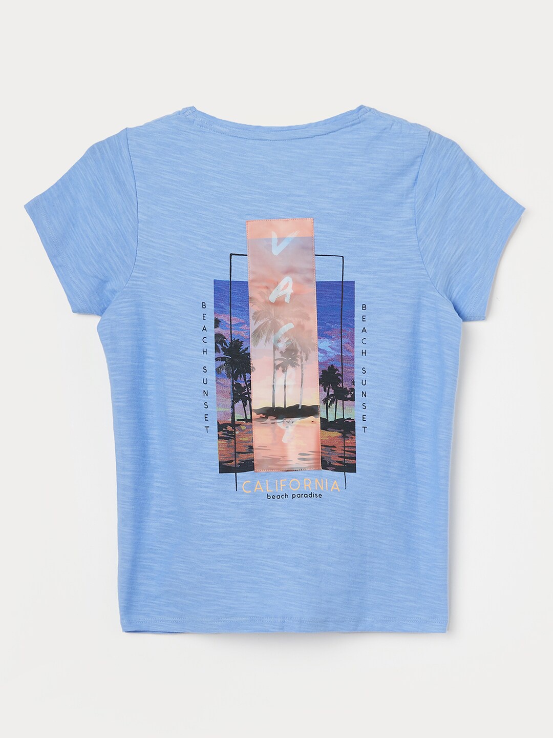 

Fame Forever by Lifestyle Girls Graphic Printed Cotton T-shirt, Blue