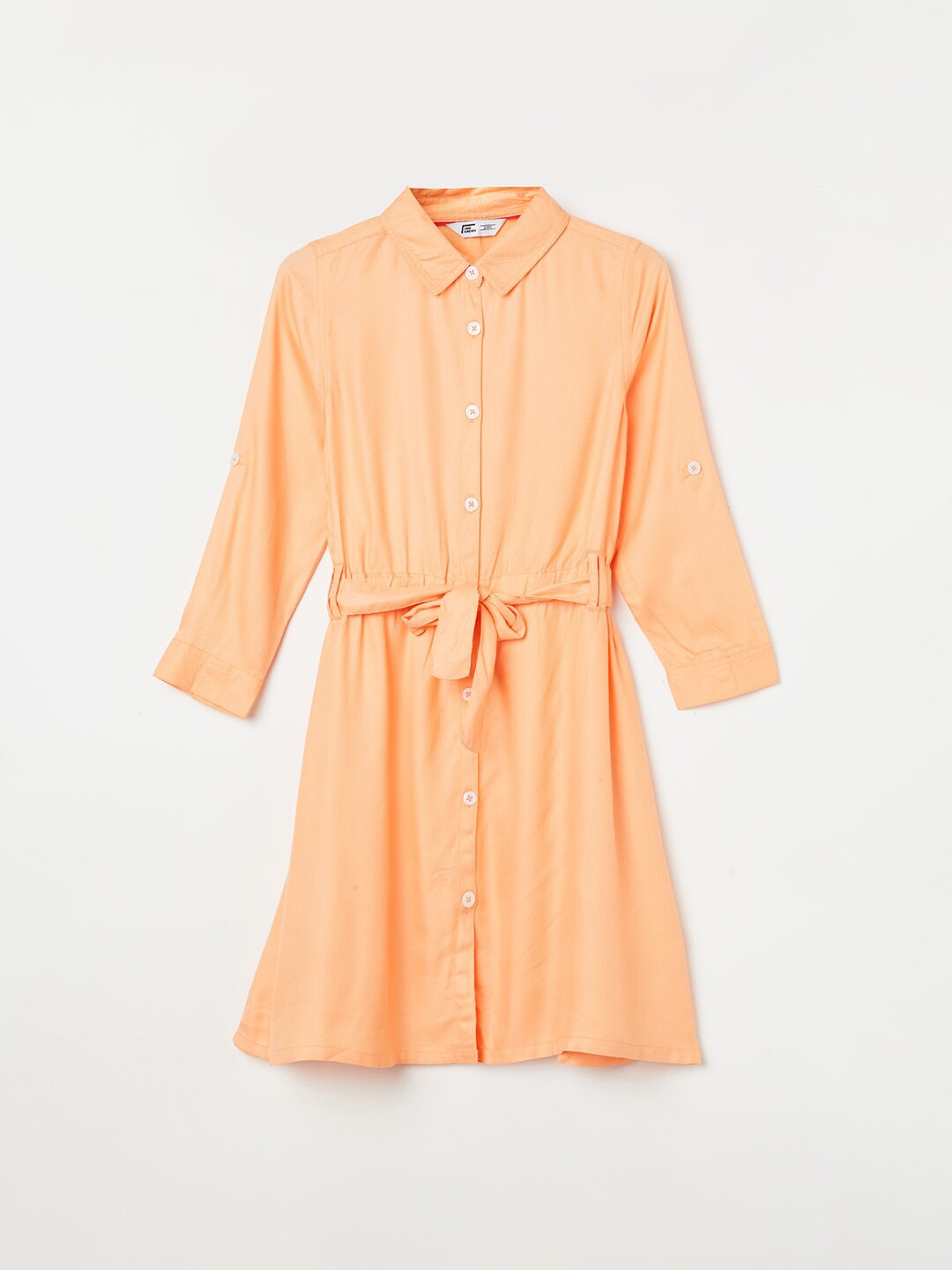 

Fame Forever by Lifestyle Orange Shirt Dress