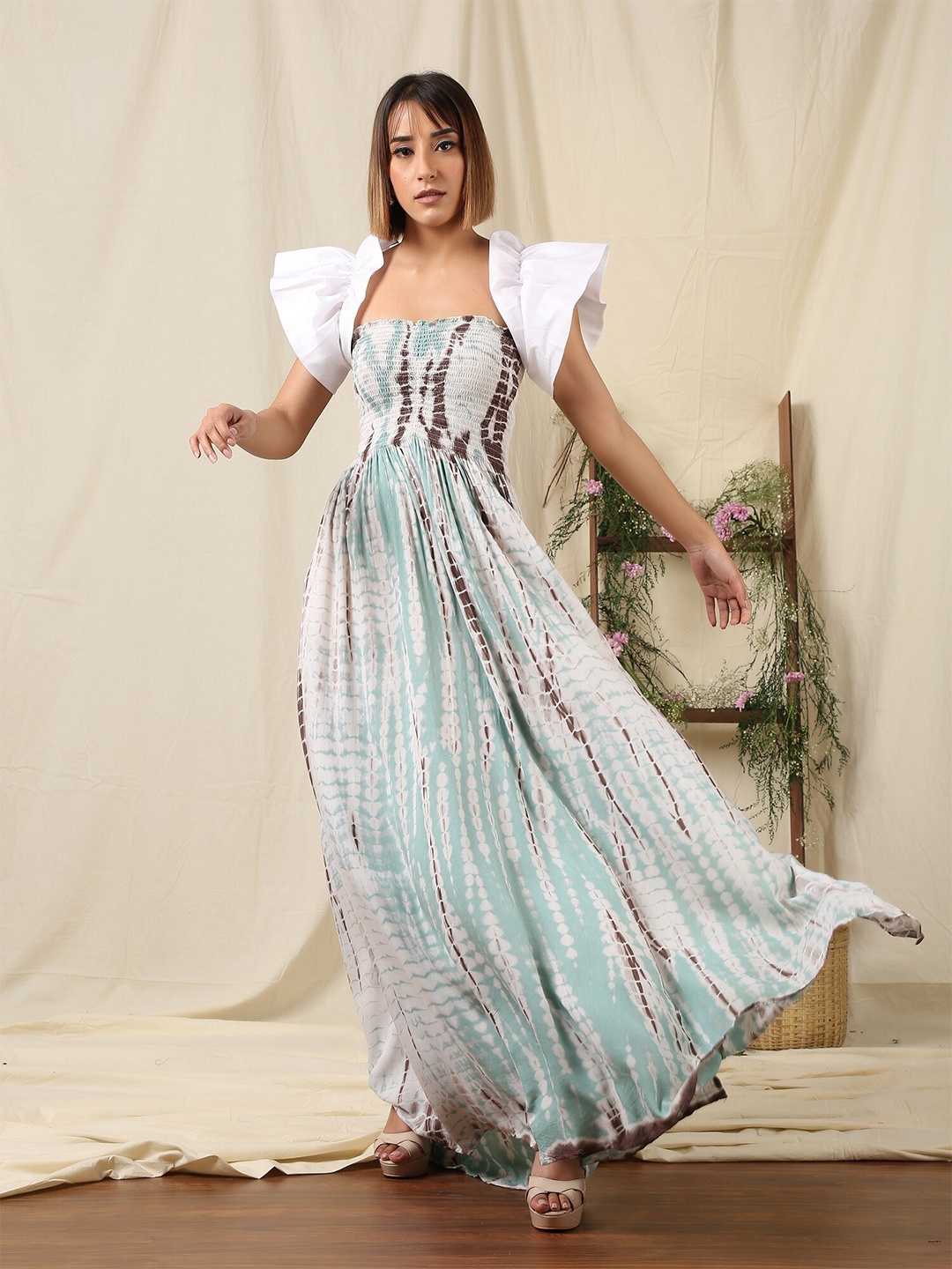 

Heart Up My Sleeves Emily In Paris Pleated Cotton Sleeves, White