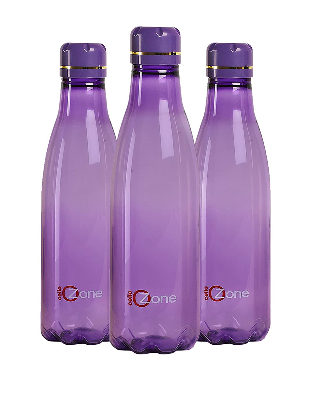 

Cello Ozone 3 Pieces Purple Plastic Fridge Water Bottle 1 L Each