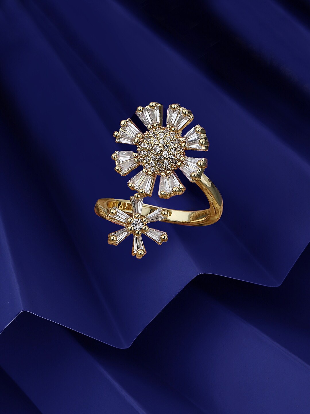

Carlton London Women Premium Gold-Plated Ring