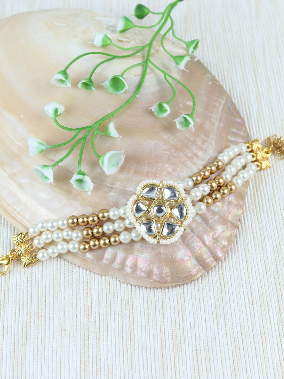 

Asthetika Kids Girls Gold-Plated Charm Bracelet