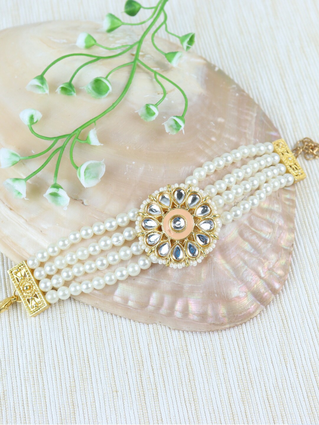 

Asthetika Kids Girls Gold-Plated Charm Bracelet