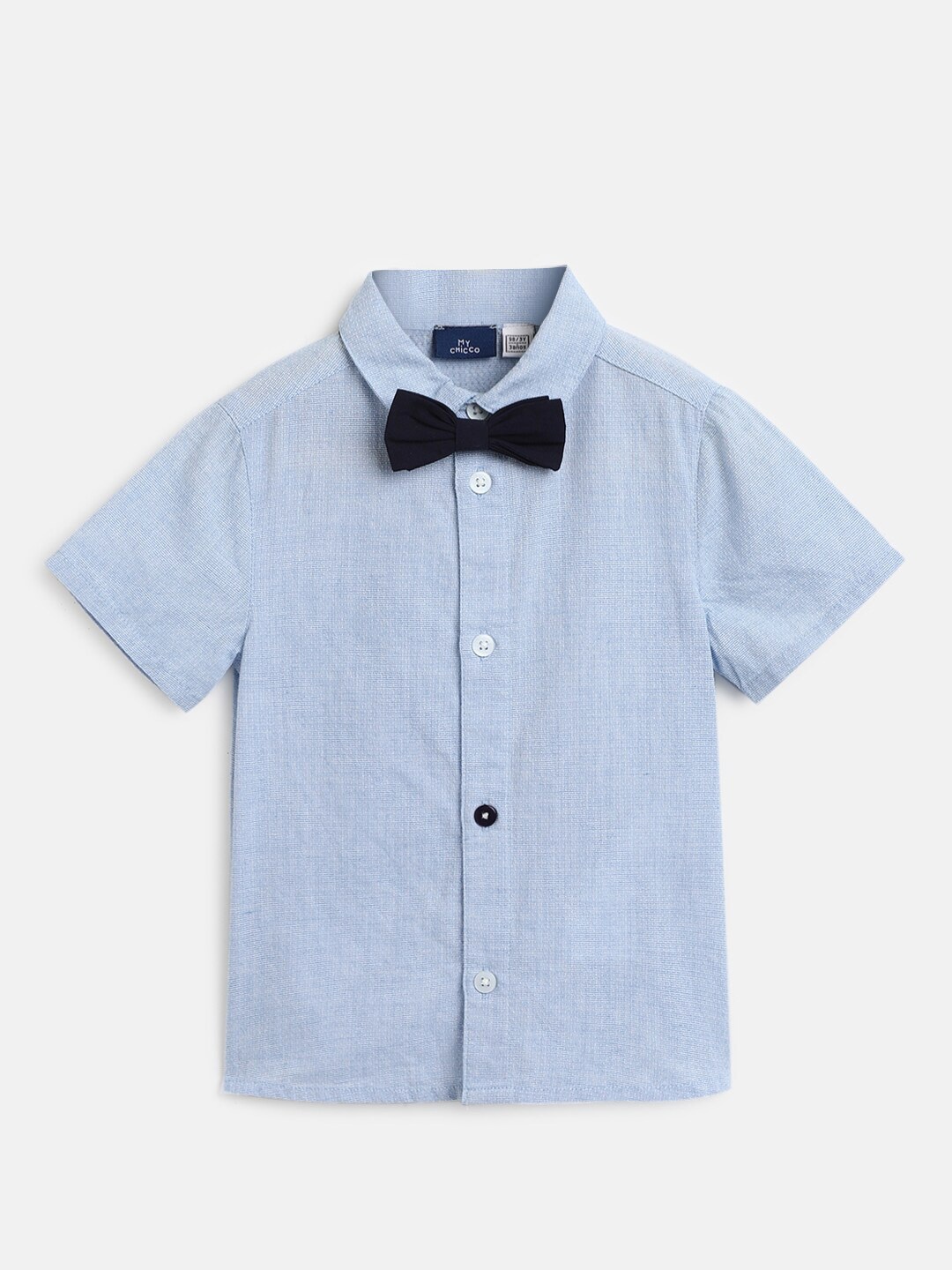 

Chicco Boys Cotton Relaxed Casual Shirt, Blue