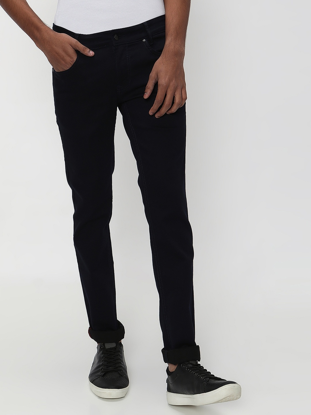 

Mufti Men Slim Fit Stretchable Jeans, Navy blue