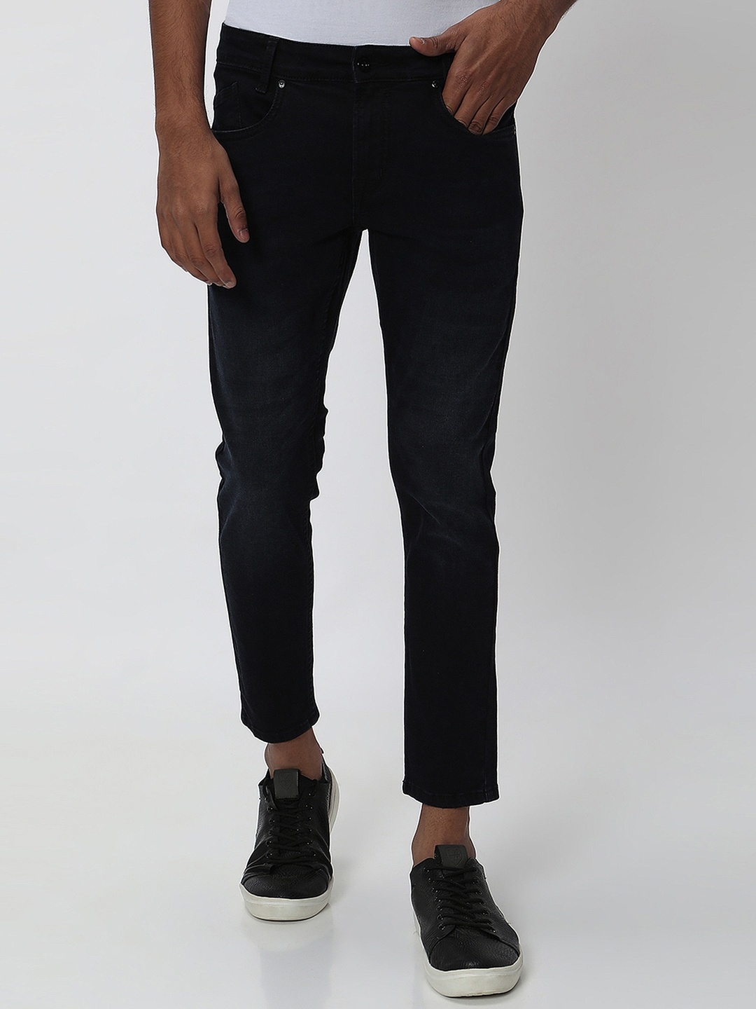 Mufti Men Slim Fit Stretchable Jeans, Blue