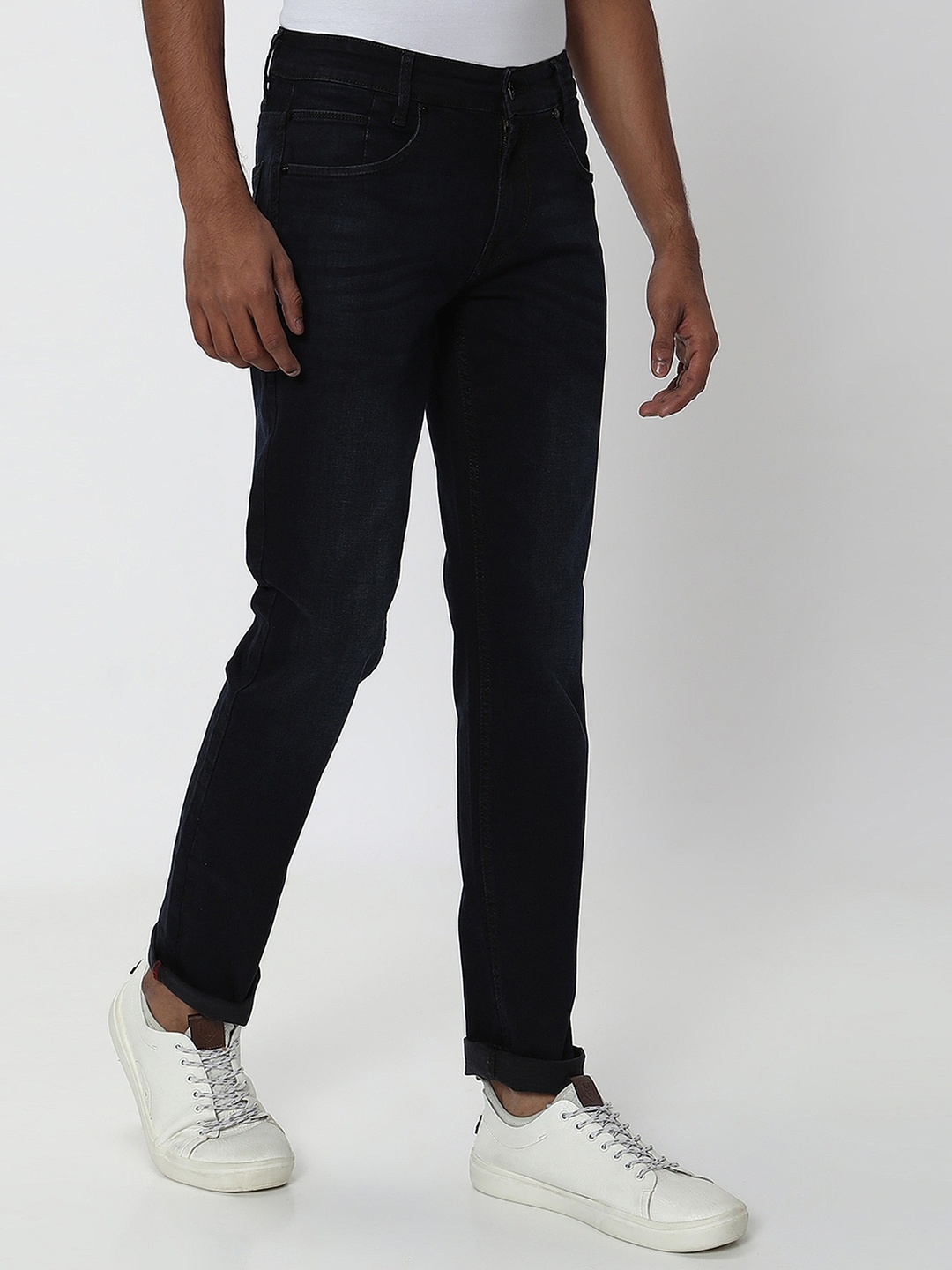 

Mufti Men Straight Fit Stretchable Jeans, Blue