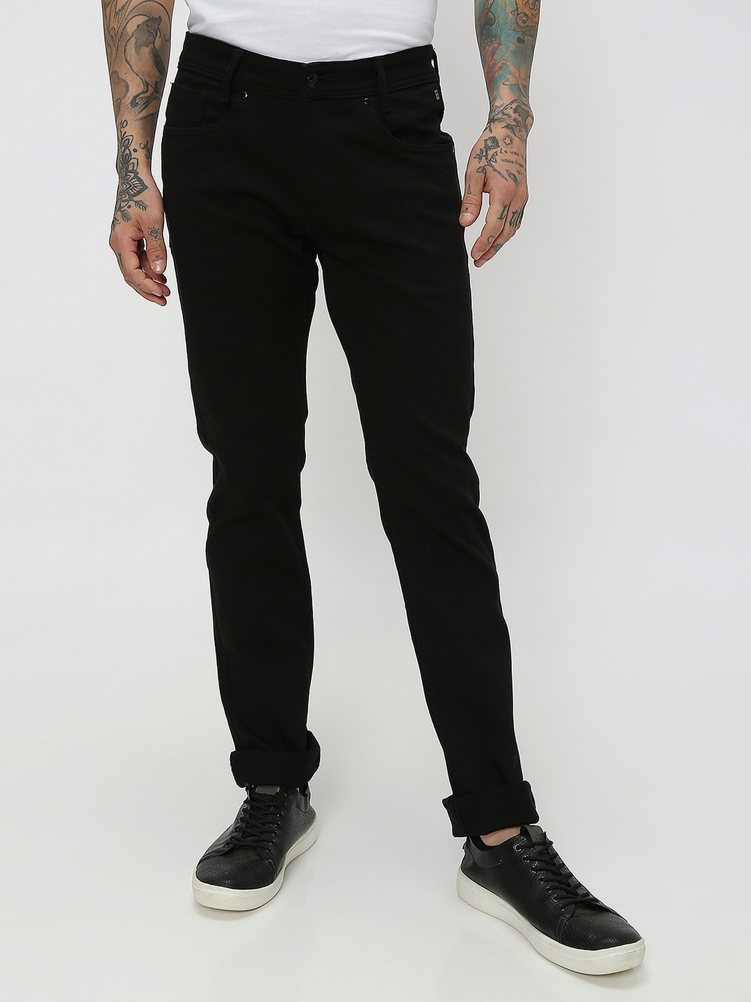 

Mufti Men Slim Fit Stretchable Jeans, Black