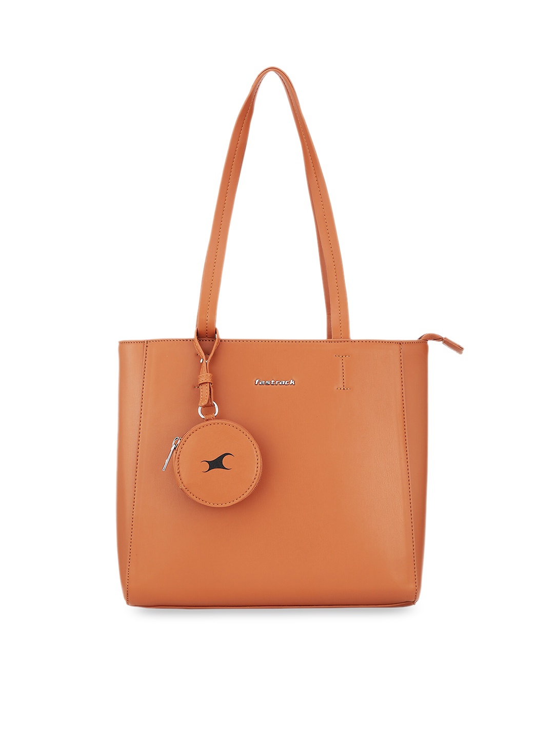 

Fastrack Tasselled Structured Shoulder Bag with Pouch, Tan