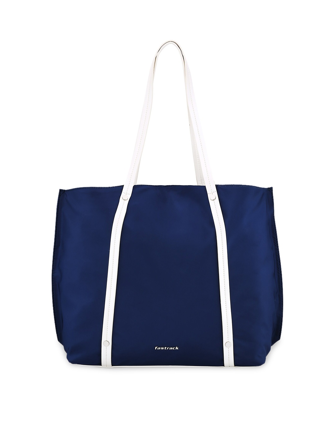 

Fastrack Two Handles Structured Shoulder Bag, Navy blue