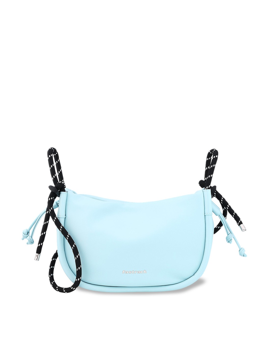 

Fastrack Half Moon Shoulder Bag with Tasselled, Blue