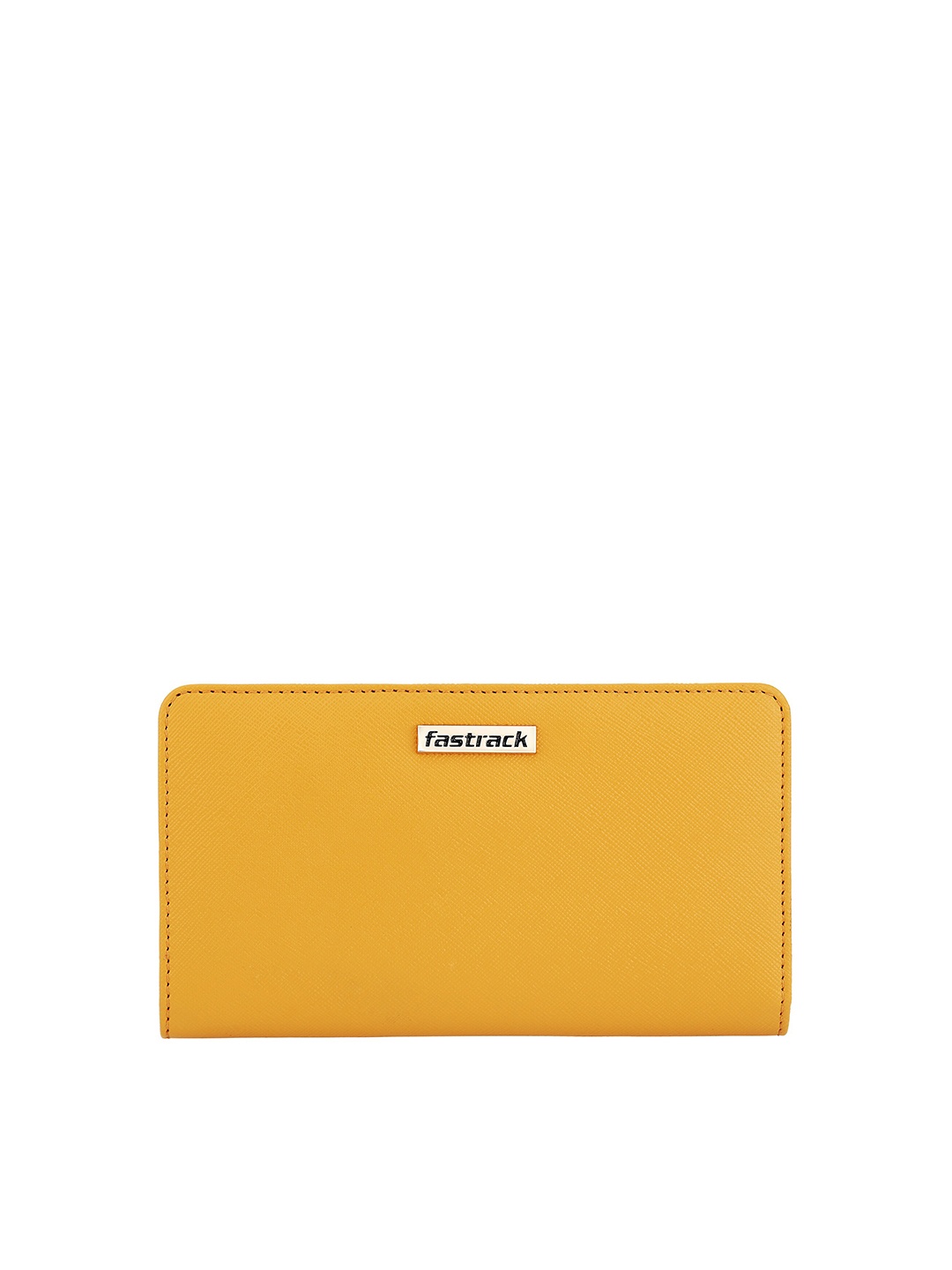 

Fastrack Women Solid Pu Two Fold Wallet, Mustard