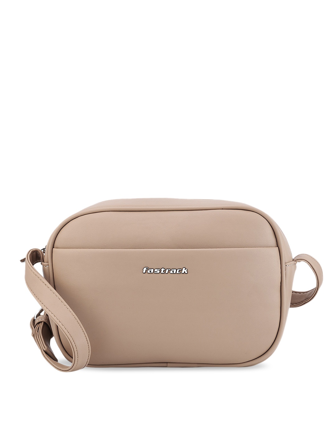 

Fastrack Structured Sling Bag, Tan