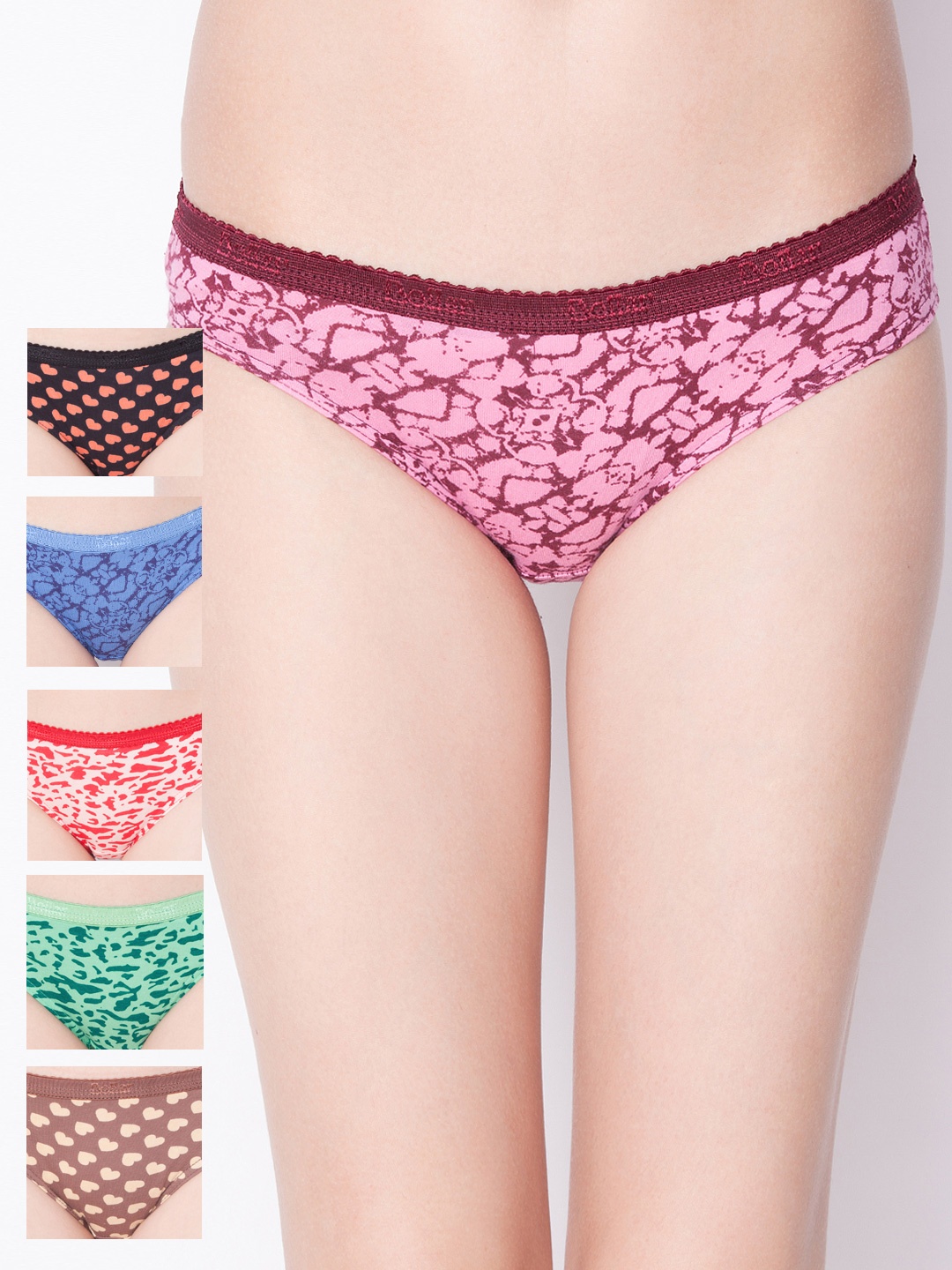 

Dollar Missy Women Pack of 6 Bikini Briefs 201P-HRT-CAM-PUR-PO6, Multi