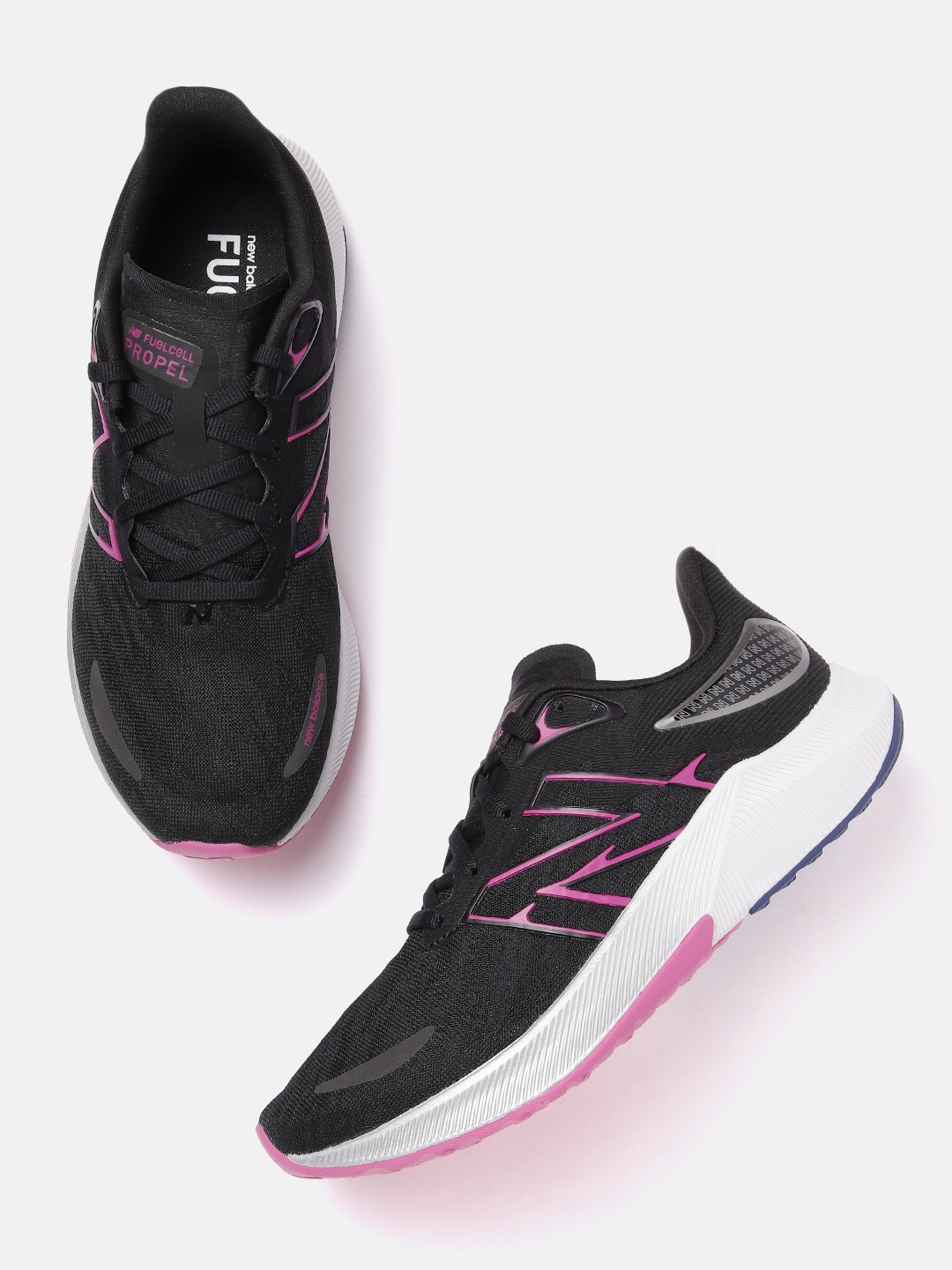 

New Balance Women Woven Design Propel Running Shoes, Black