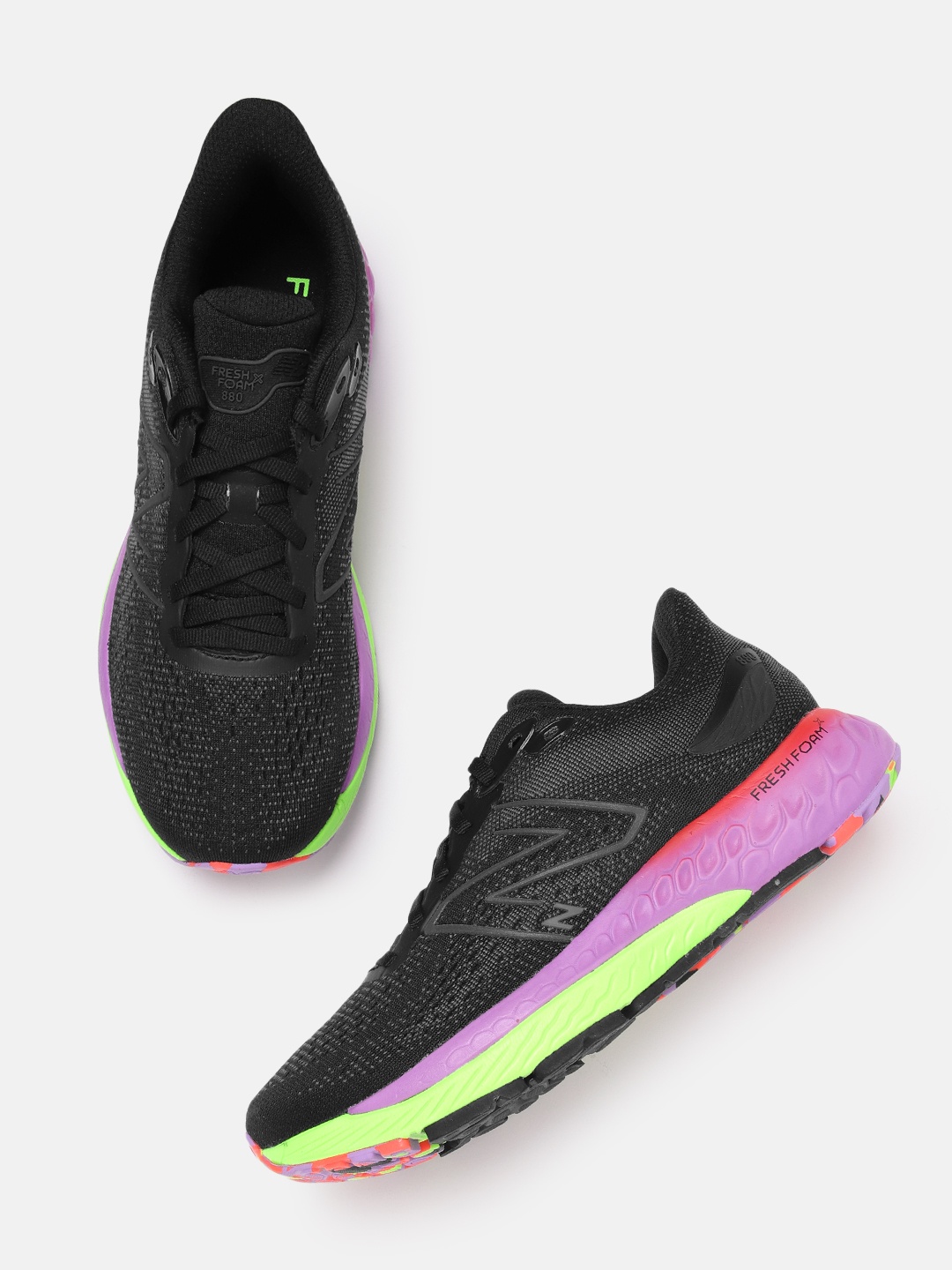 

New Balance Men Black Running Shoes