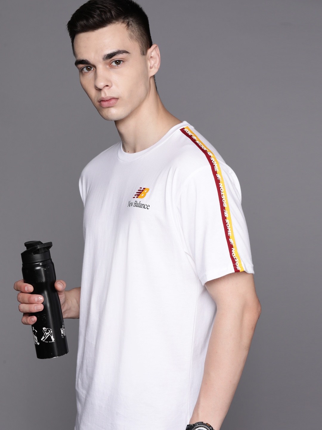 

New Balance Pure Cotton Abzorb Running T-shirt, White
