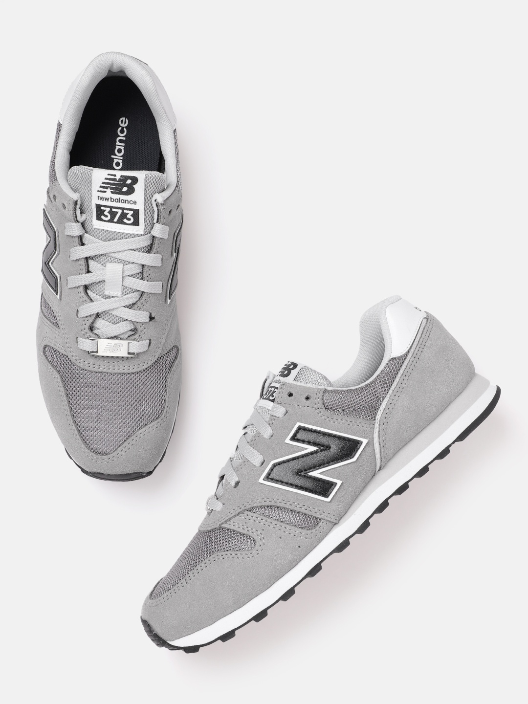 

New Balance Men Round-Toe 373 Sports Shoes, Grey