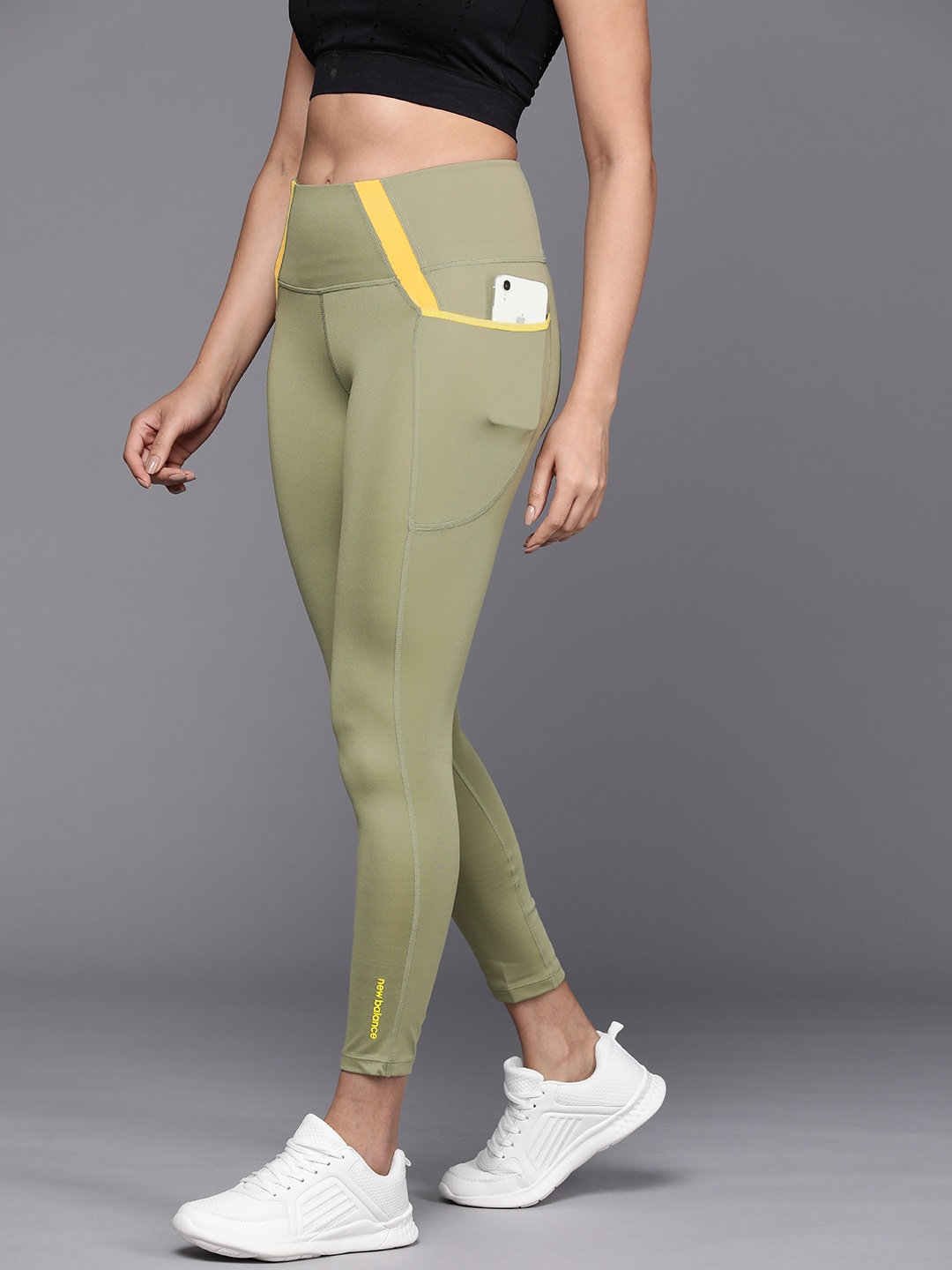 

New Balance Women Shape Shield 7/8 Tights, Olive