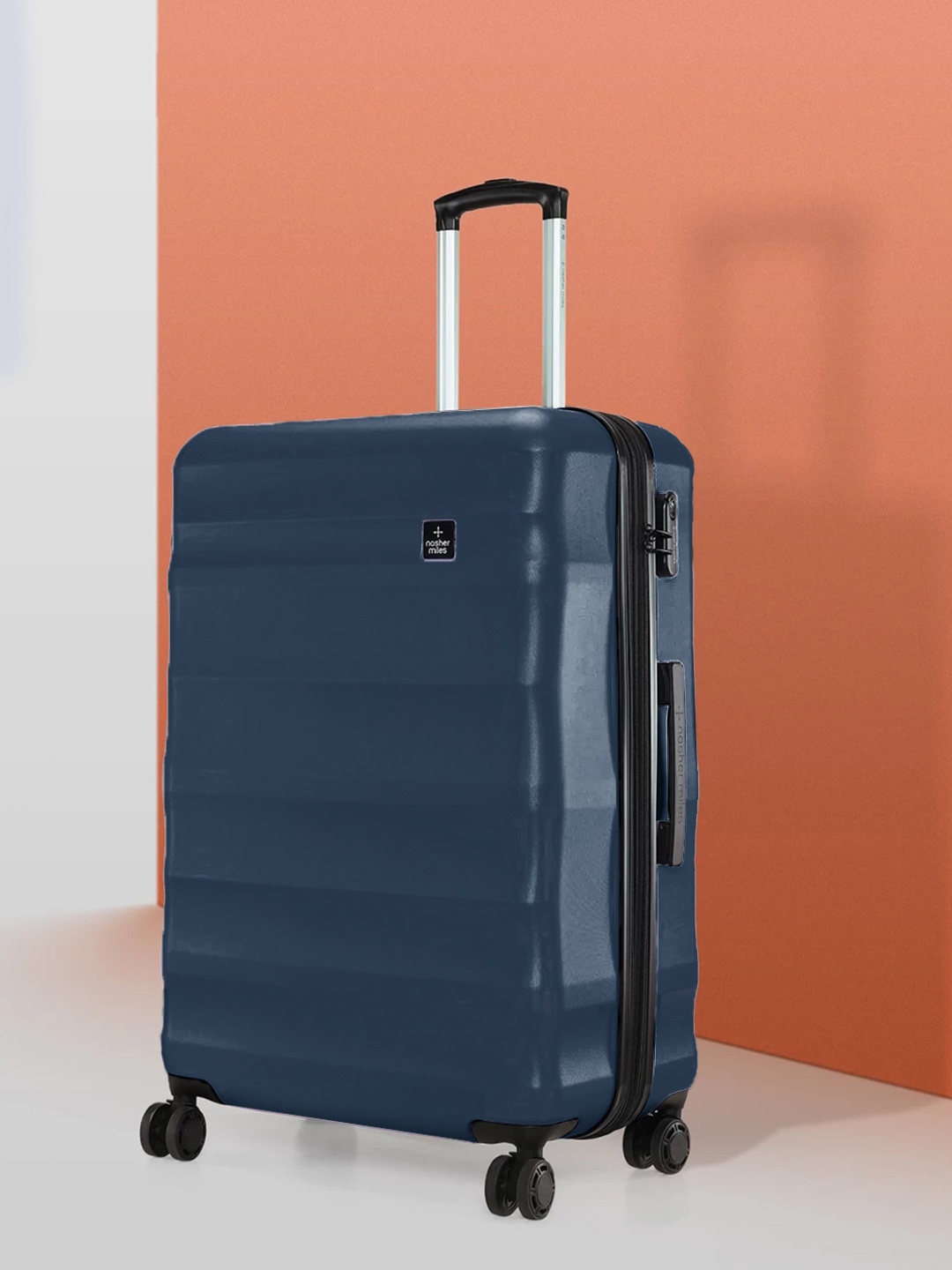 

Nasher Miles Rome Hard Large Trolley Suitcase - 75 cm, Blue