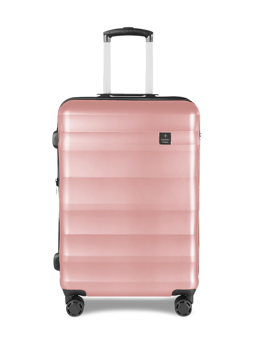 

Nasher Miles Hard-Sided Cabin Trolley Suitcase, Rose gold