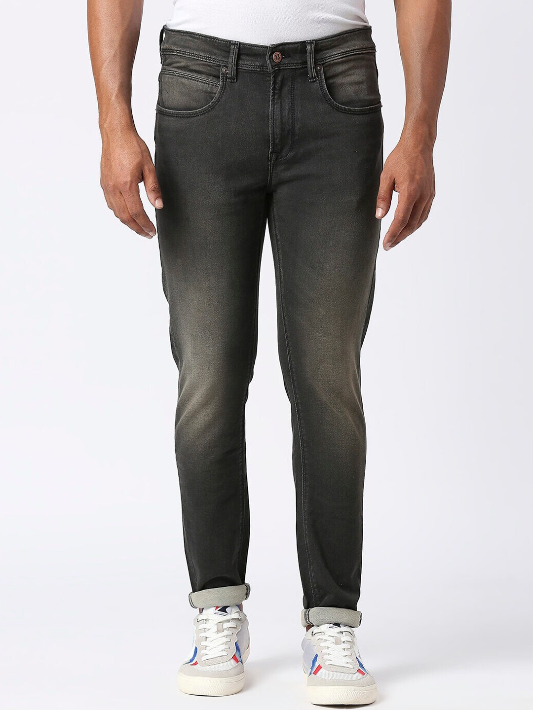 

Pepe Jeans Men Super Skinny Fit Heavy Fade Cotton Jeans, Black