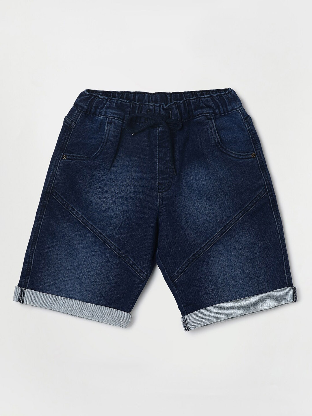 

Fame Forever by Lifestyle Boys Mid-Rise Denim Shorts, Blue