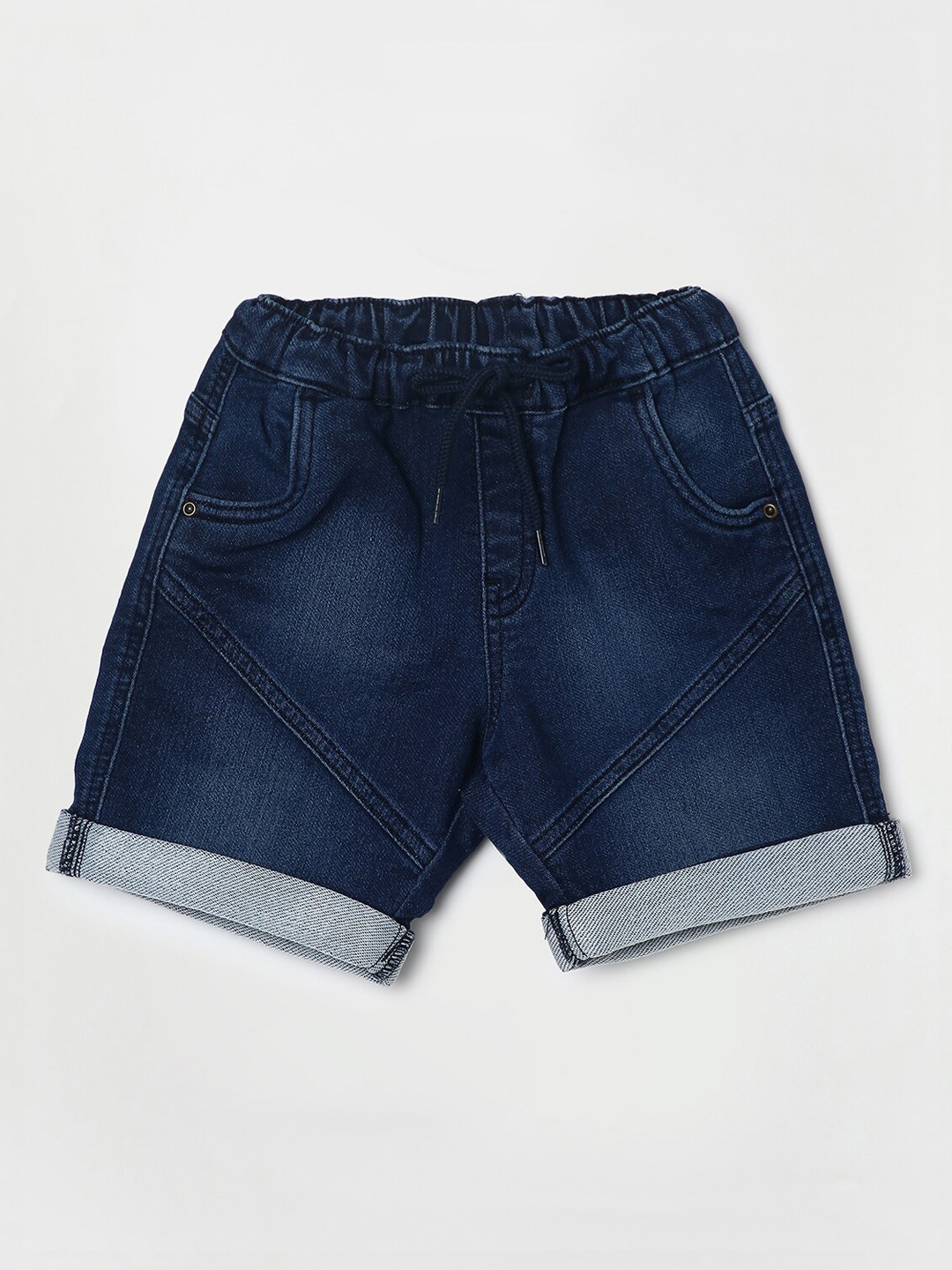

Fame Forever by Lifestyle Boys Mid-Rise Denim Shorts, Blue