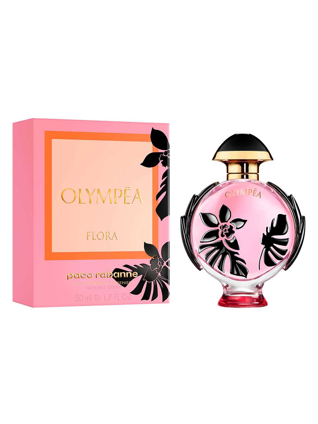 Paco Rabanne Women Olympea Flora Eau De Parfum Intense Natural Spray - 50ml, Pink