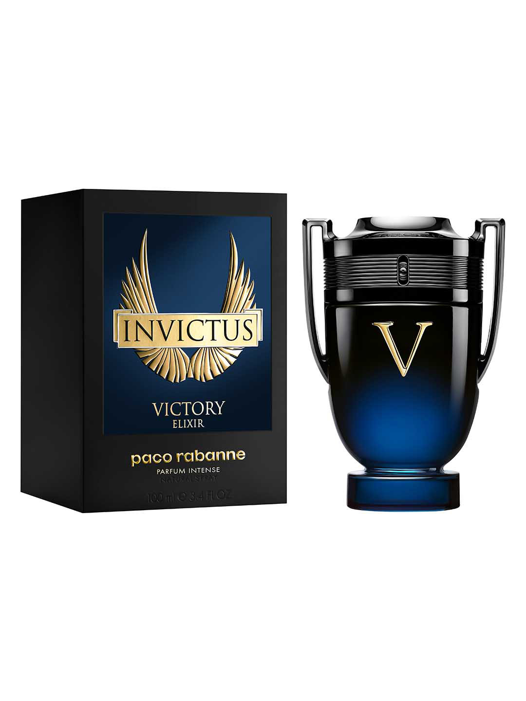 

Paco Rabanne Men Invictus Victory Elixir Eau De Parfum Intense Natural Spray - 100ml, Navy blue