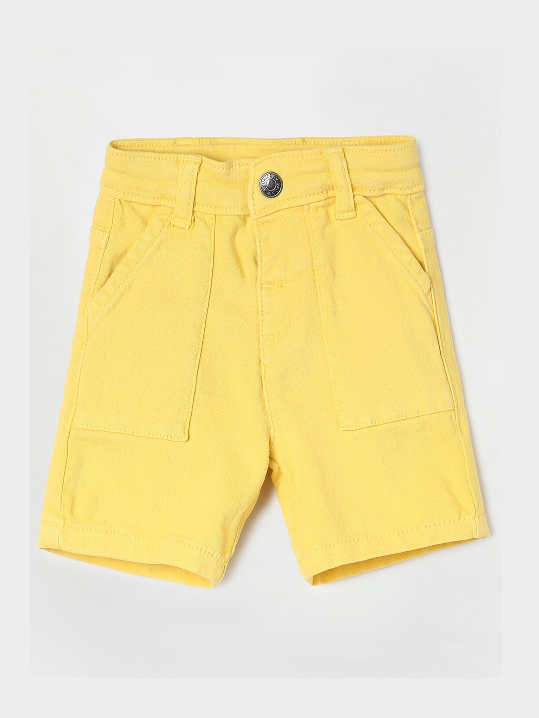 

Juniors by Lifestyle Infants Boys Mid-Rise Regular Shorts, Yellow