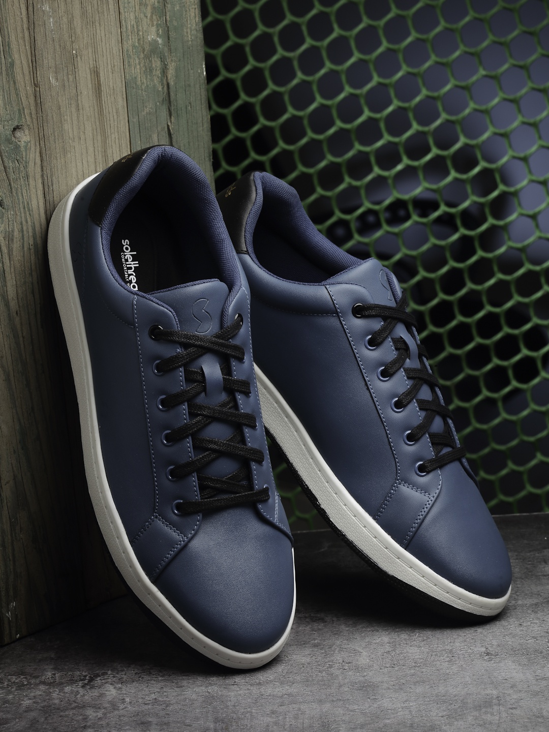 

Solethreads Men CLASSIC Solid Lace-Up Casual Shoes, Teal