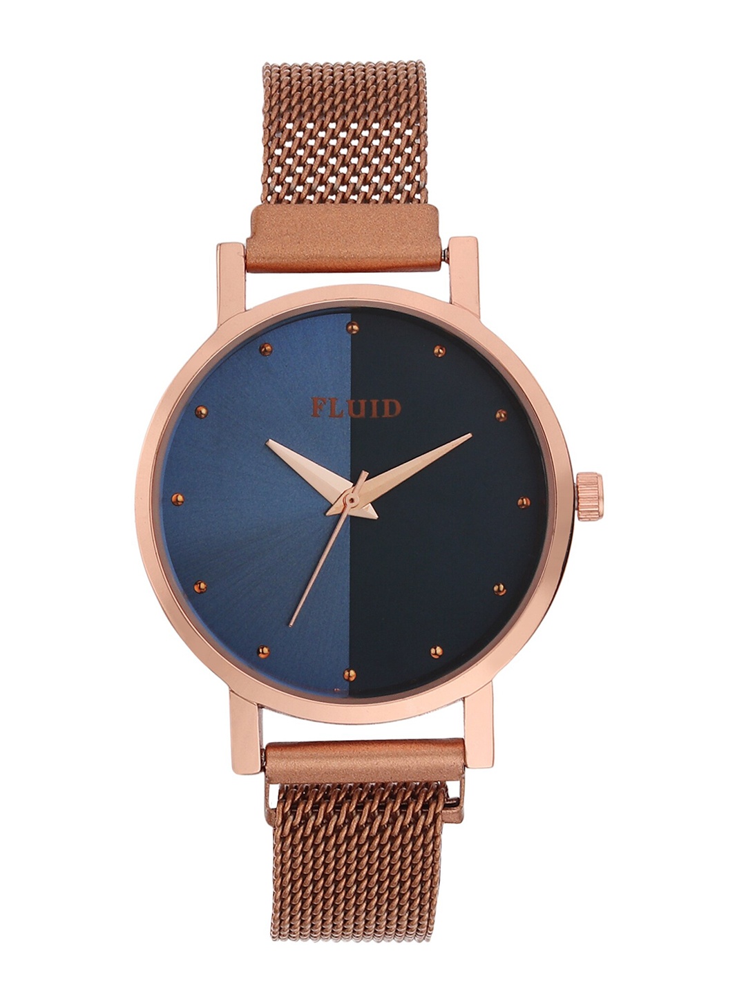 

FLUID Women Pack Of 3 Dial & Rose Gold Toned Straps Analogue Watch FL-Gift Set-48
