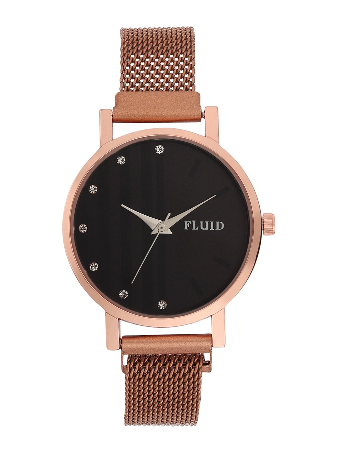 

FLUID Women Pack Of 3 Dial & Rose Gold Toned Straps Analogue Watch FL-Gift Set-31