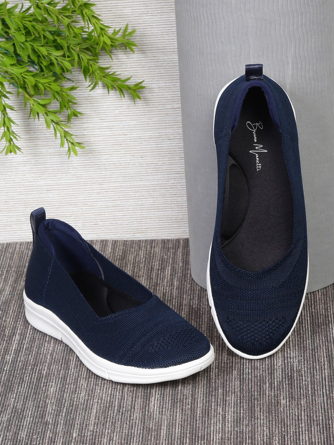 

Bruno Manetti Women Slip On Sneakers, Navy blue