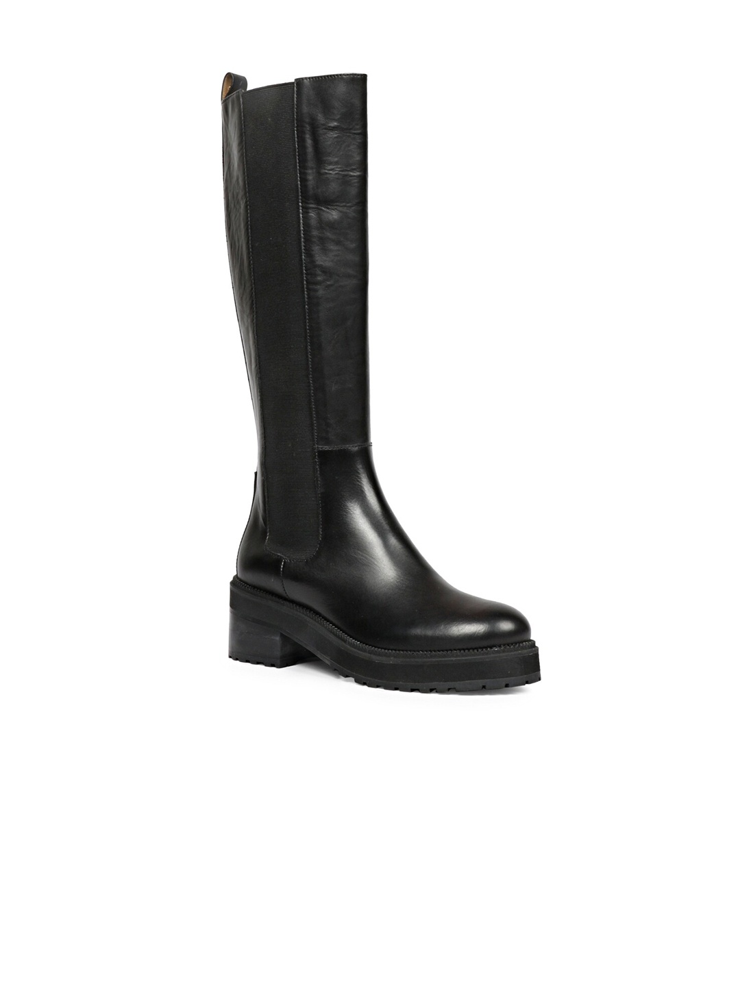 

Saint G Women High Top Block-Heeled Winter Boots, Black