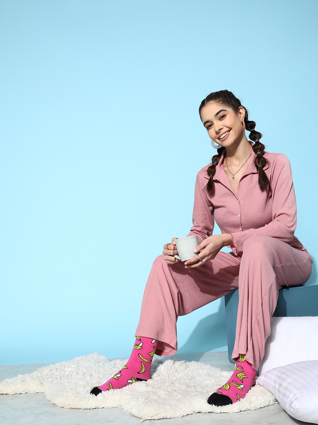 

ETC Pink Pure Cotton Night Suit
