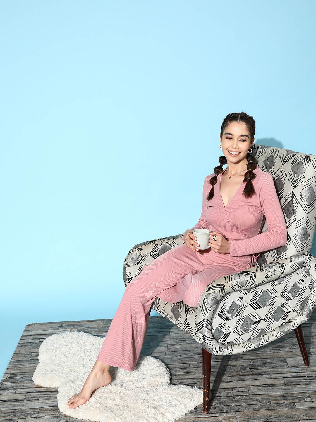 

ETC Pink Pure Cotton Night Suit