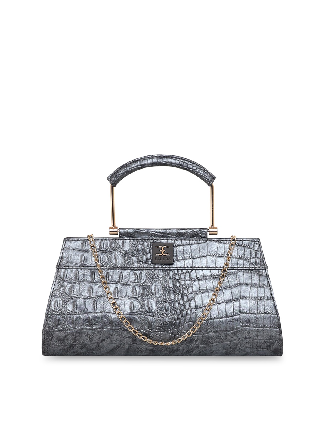 

ESBEDA Textured Structured Handheld Bag, Grey