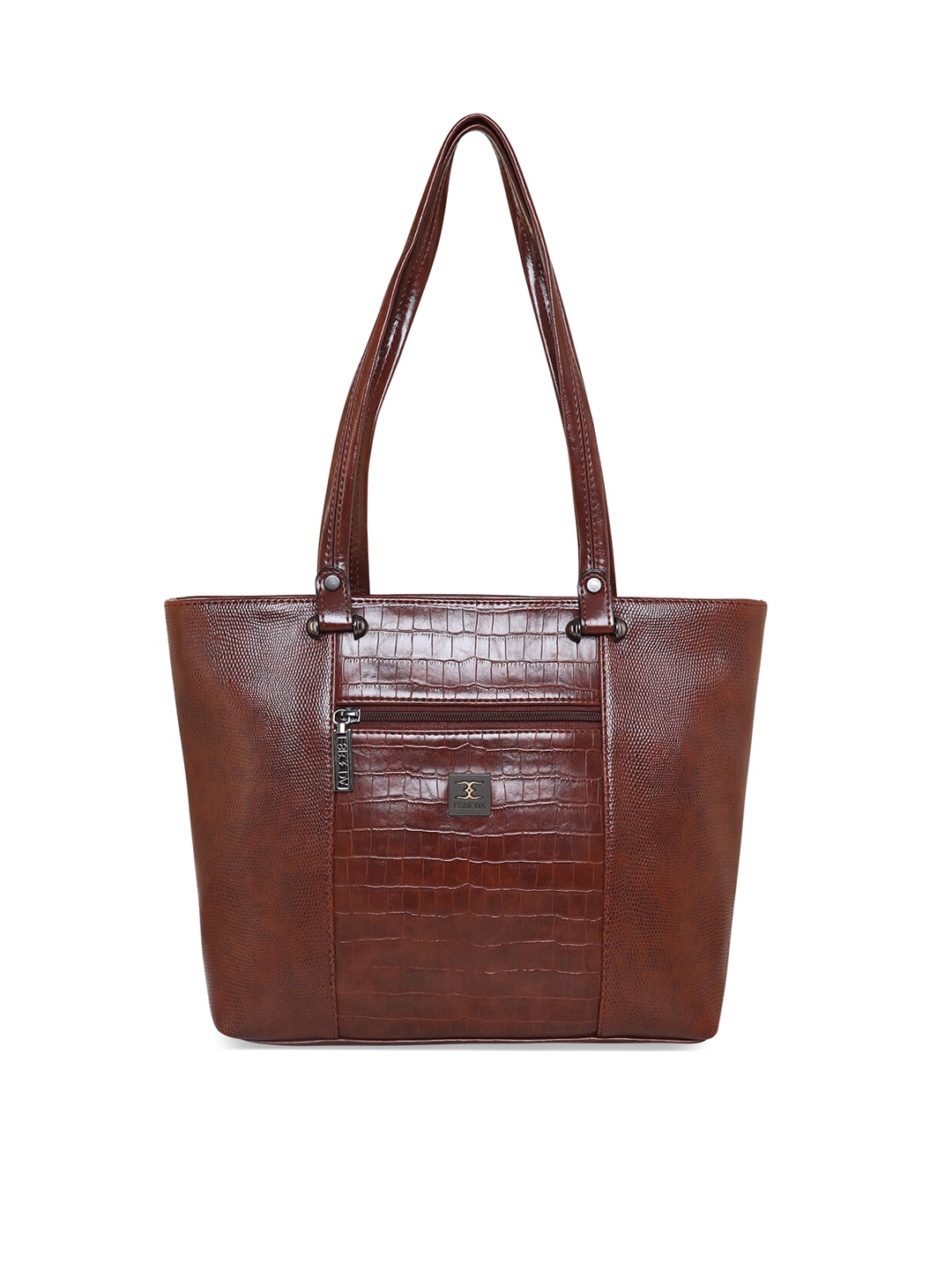 

ESBEDA Textured Structured Shoulder Bag, Tan