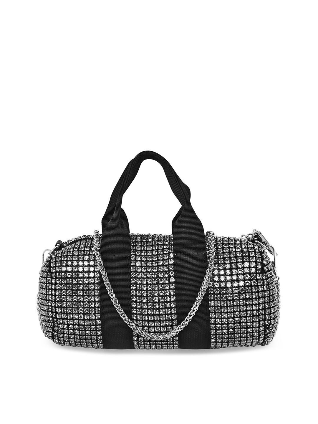 

ESBEDA Embellished Handheld Bag, Silver